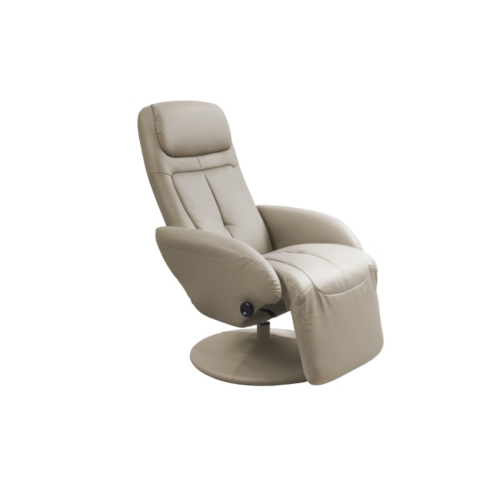 Fotoliu Optima ecopiele capuccino /recliner - imagine 2