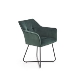 Scaun K377 velvet verde - imagine 2