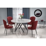Masa Gustimo MDF gri efect marmur /rotund 140 - imagine 2