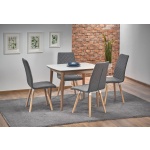 Masa Barret MDF alb/lemn 90/190x80 - Image 2