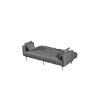 Canapea Roberto gri extensibil 193x85 - imagine 2
