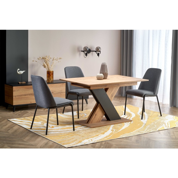 Masa Xarelto PAL lemn/negru 130/175x85
