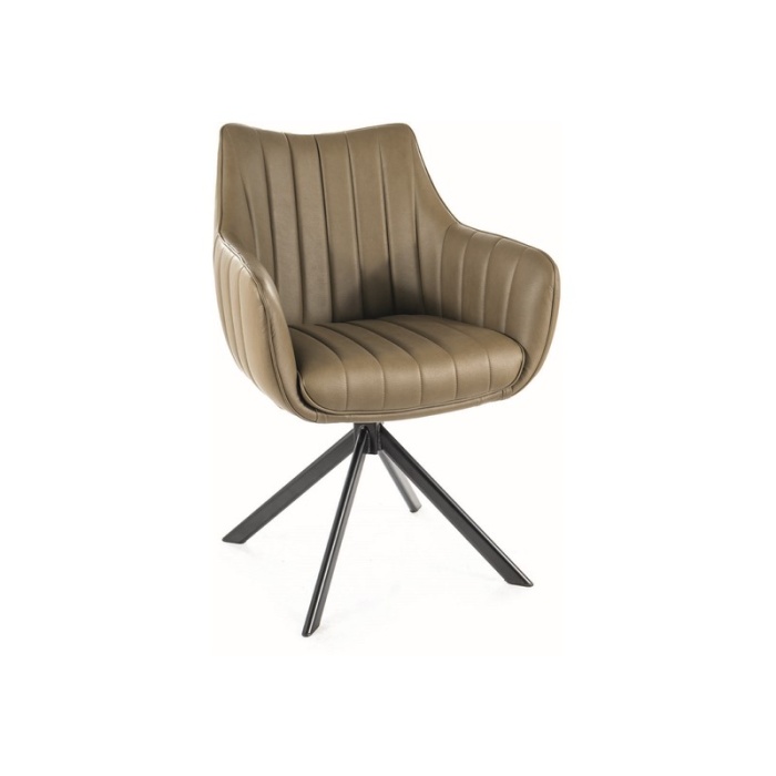 Scaun Azalia ecopiele oliva 77