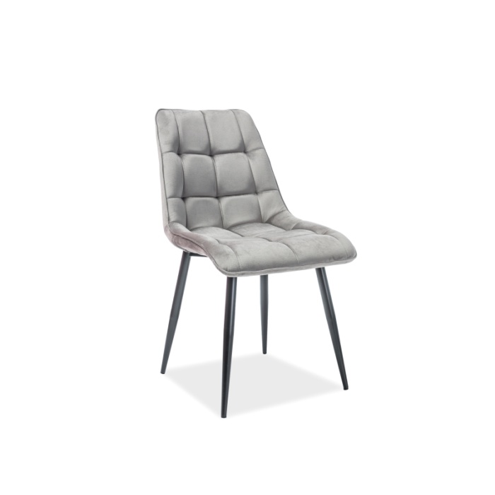 Scaun Cirox velvet gri 14