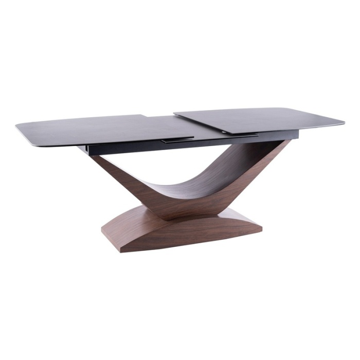 Masa Dolce ceramic negru 180/240x95 H 76 - imagine 1