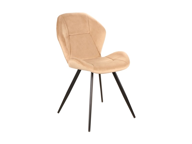 fdf41863-412a-4aaf-92c3-23b7c257 Scaun Ginger velvet bej - imagine 1