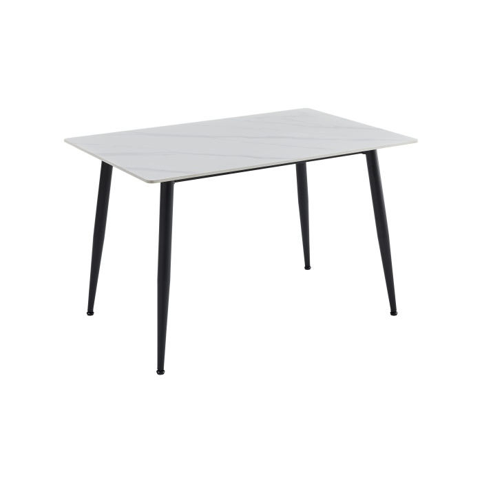 Masa Arrow ceramica alb lucios 120x75