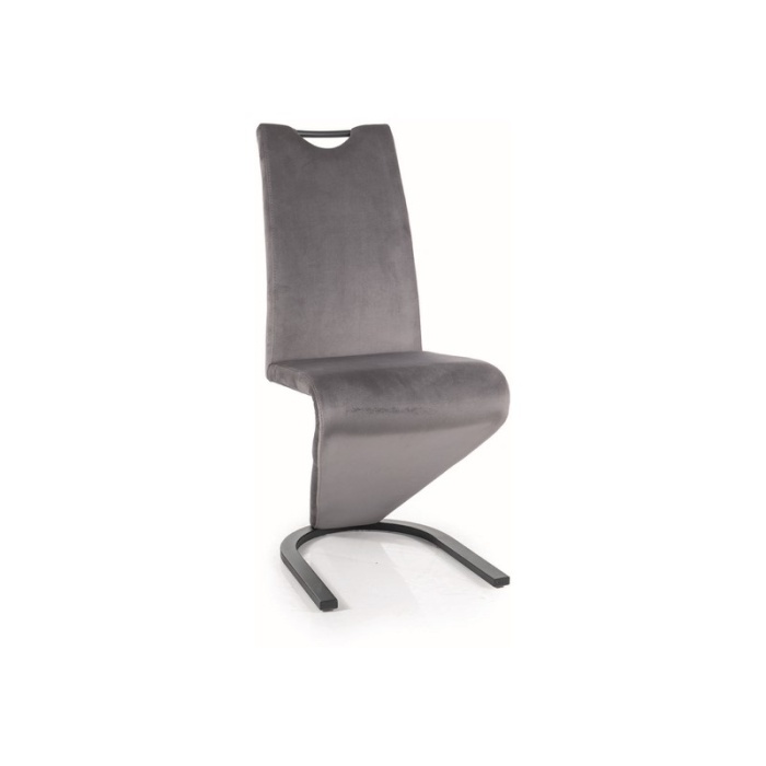 Scaun H-090 velvet gri 14