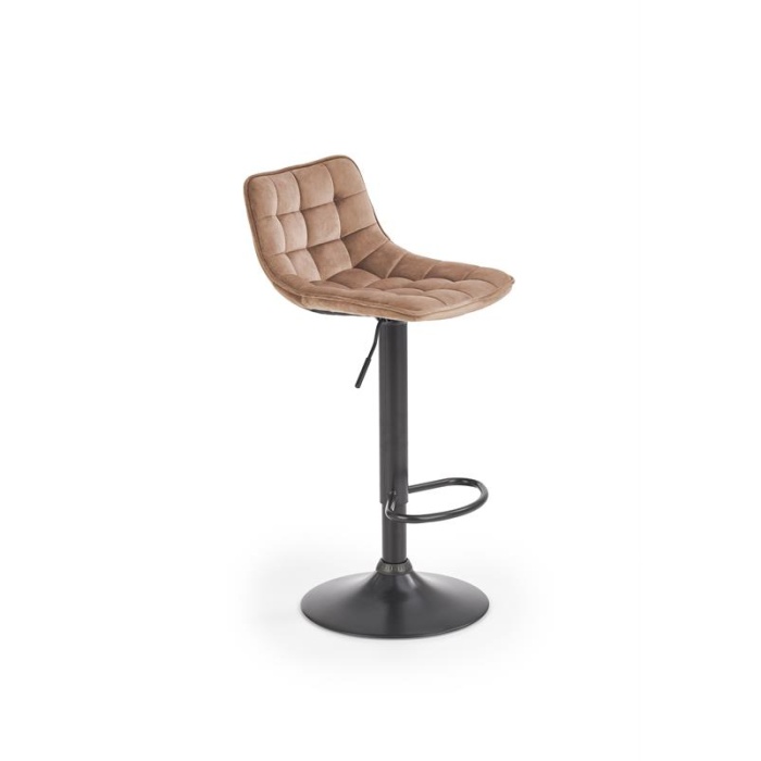 Scaun bar H95 velvet bej