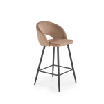 Scaun bar H96 velvet bej