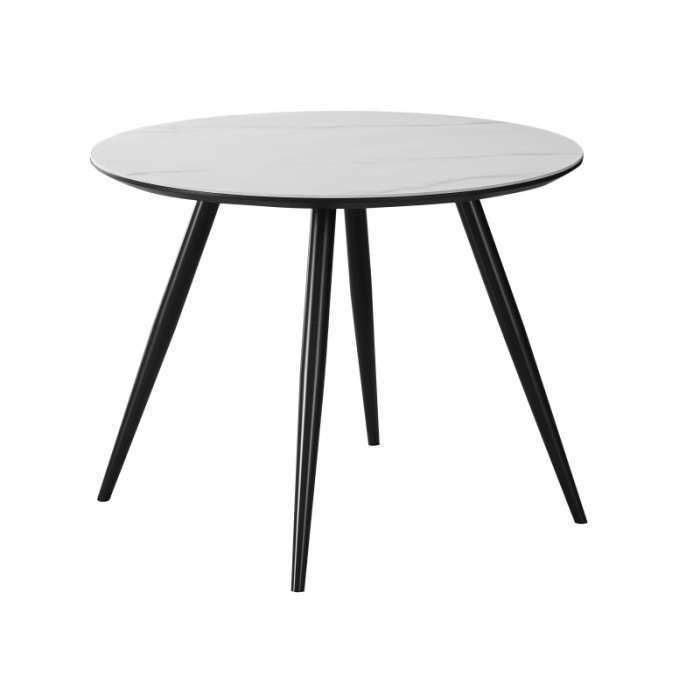 Masa Ideal alb efect marmur 100cm - imagine 1