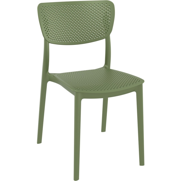 Scaun Lucy olive green