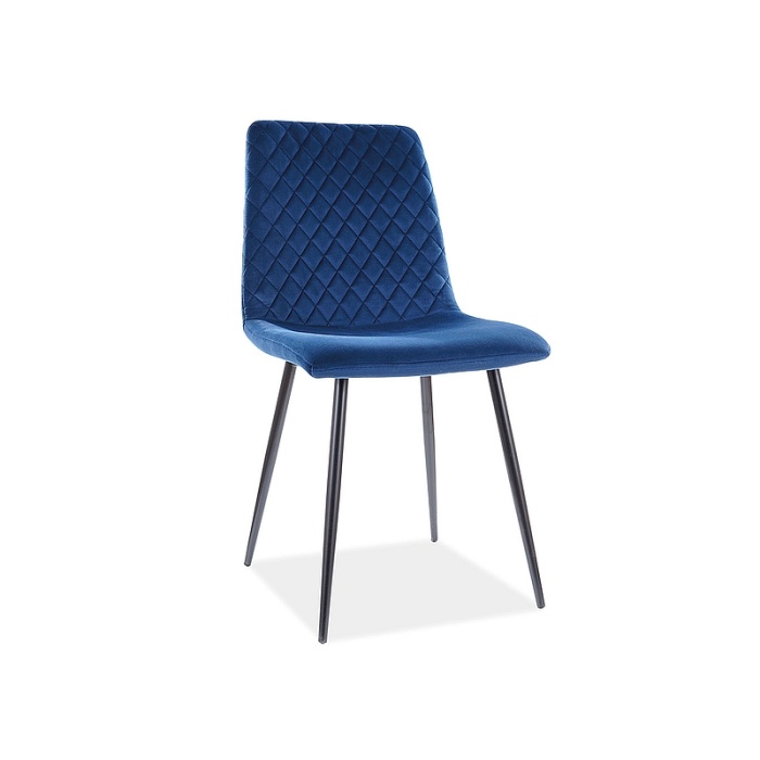Scaun Irys velvet albastru