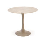 Masa rotunda TOLIO, travertin/casmir 90/90 cm - imagine 2