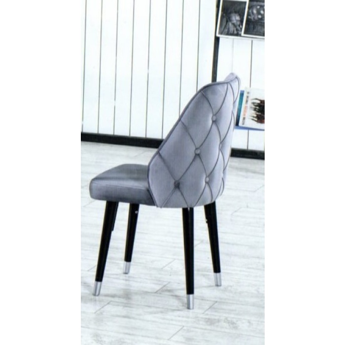 Scaun Lexus velvet gri inchis