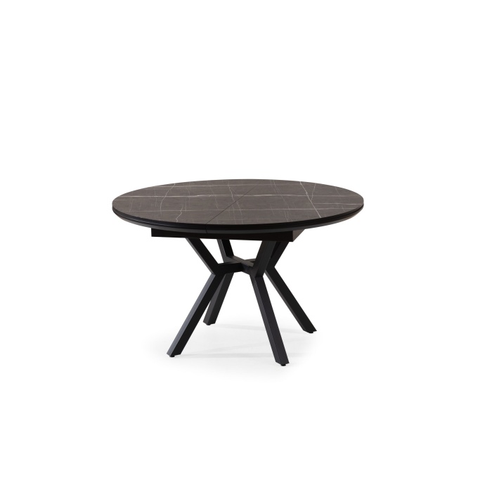 Masa Helios stone beige, black 130(+100) - imagine 1