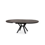 Masa Helios stone beige, black 130(+100) - imagine 2