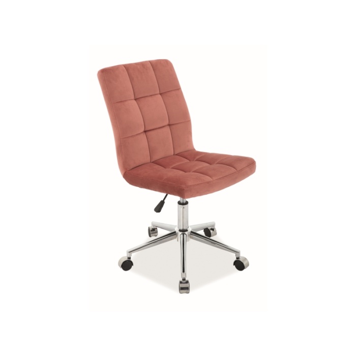 Scaun birou Q-020 Roz Velvet 52