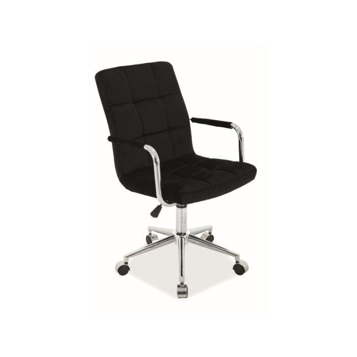 Scaun birou Q-022 Ecopiele Negru