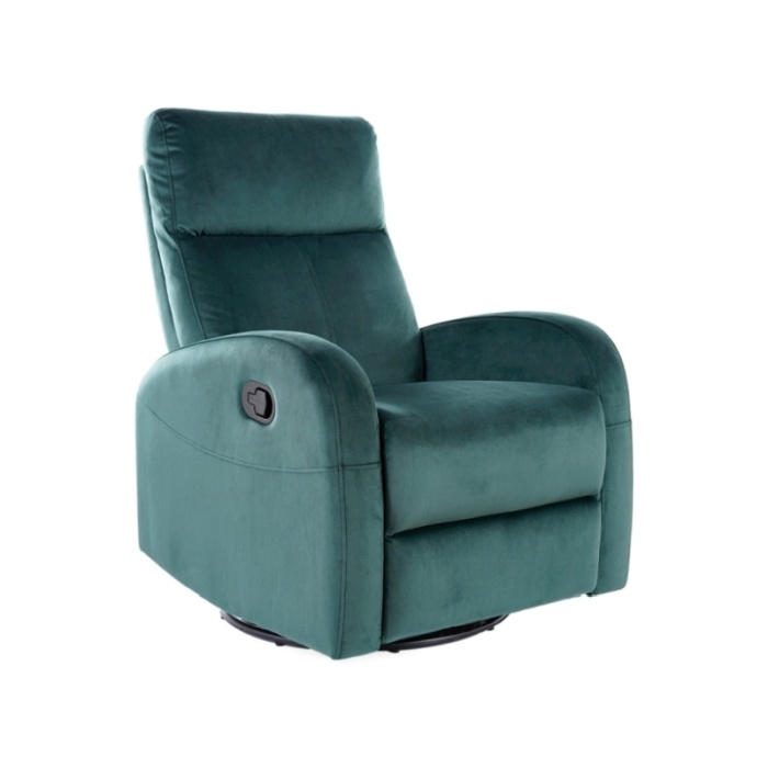 Fotoliu Olimp velvet verde