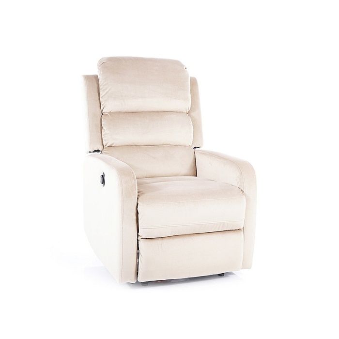 Fotoliu Pegaz velvet bej 28 - imagine 1