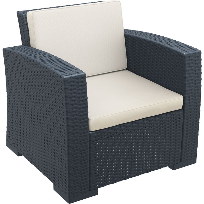 Perne Monaco set sezut+speteaza beige - imagine 1