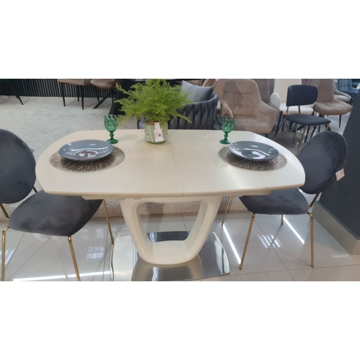 Masa Ottawa 140/185*85 MDF bej - imagine 1