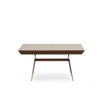 Masa Parthenon marmo lack, black 160(+200)*100