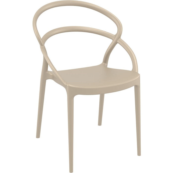 Scaun Pia taupe - imagine 1