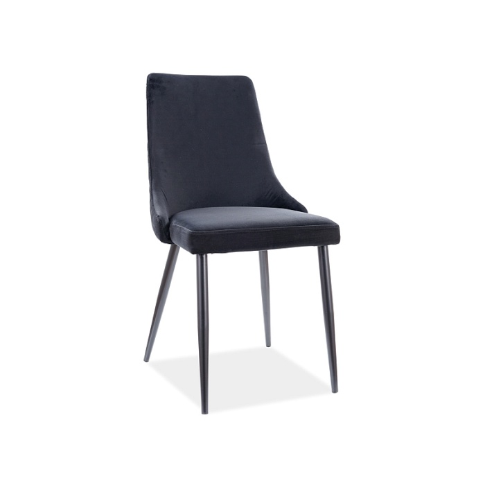 Scaun Piano B velvet negru - imagine 1
