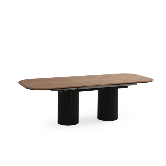 Masa Parthenon marmo lack, black 160(+200)*100 - imagine 2