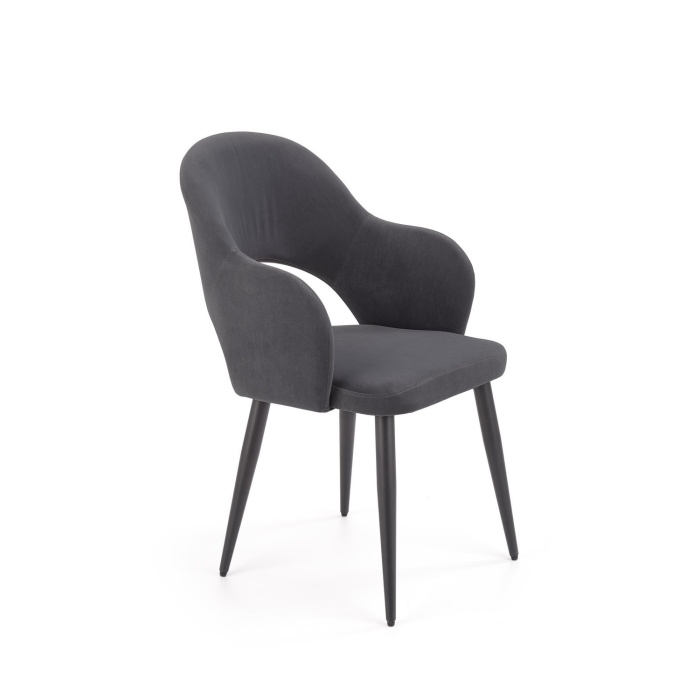 Scaun K364 velvet gri