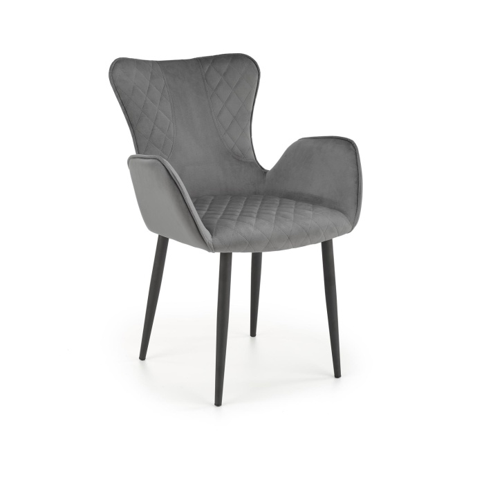 Scaun K427 velvet gri
