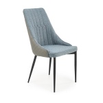 Scaun K448 stofa albastru/gri