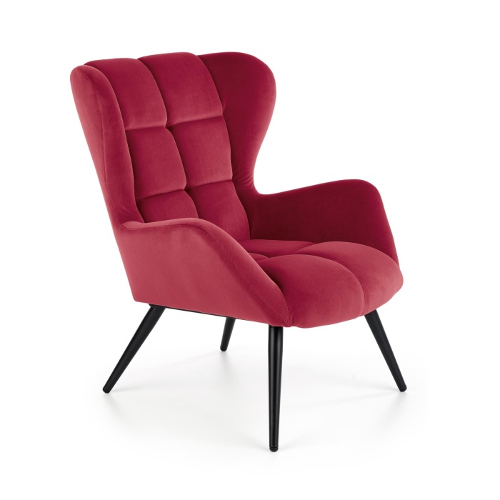 Fotoliu Tyrion velvet bordo