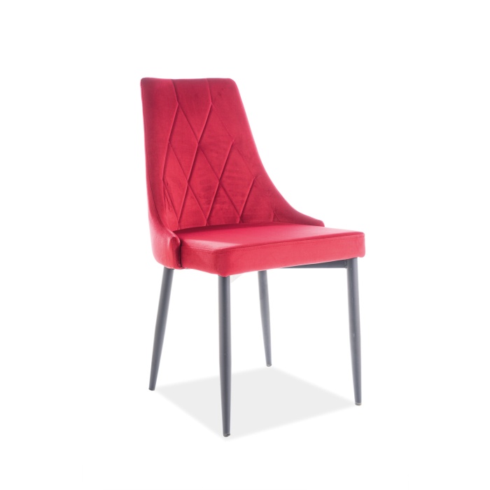 Scaun Trix B velvet bordo