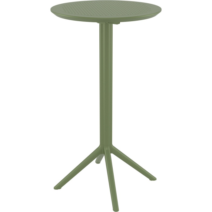 Masa bar Sky Folding Ø60 olive green