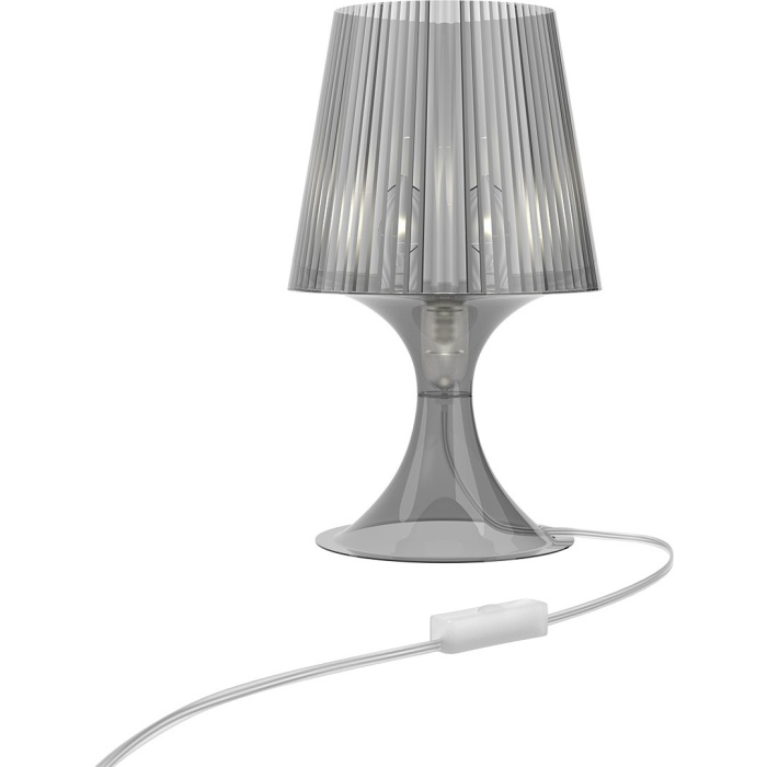 Lampa de masa Smart Black transparent