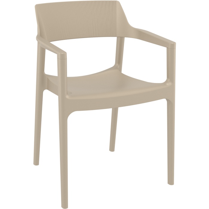 Scaun Tulum taupe - imagine 1