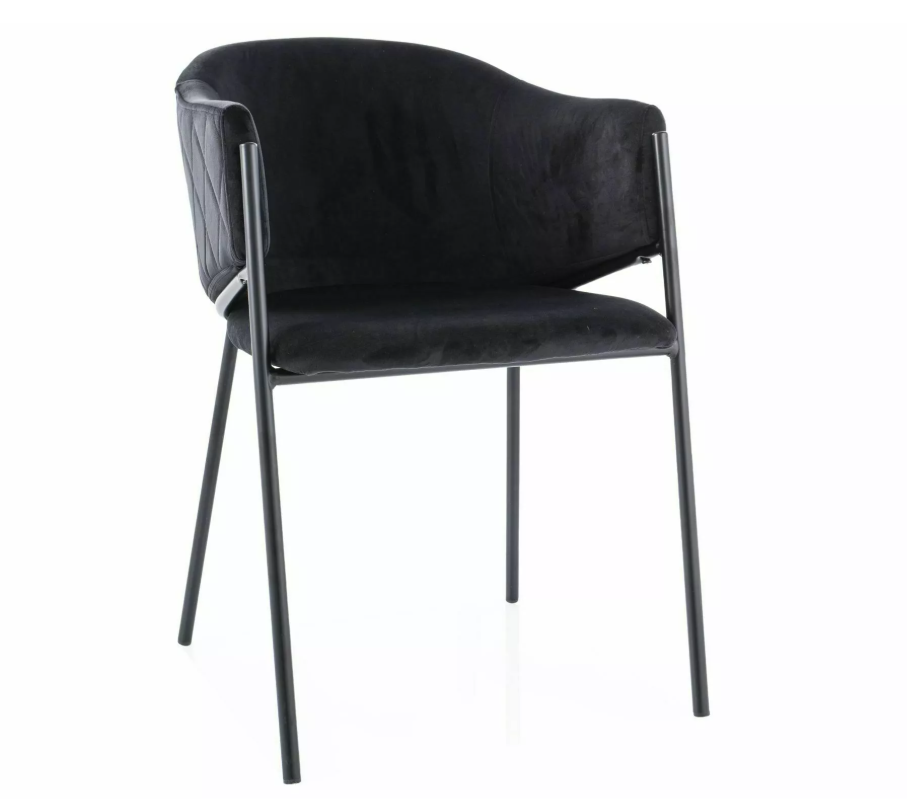 izobrajenie_viber_2025-10-21_15-39-18-384 Scaun Bono velvet negru 19 - imagine 1