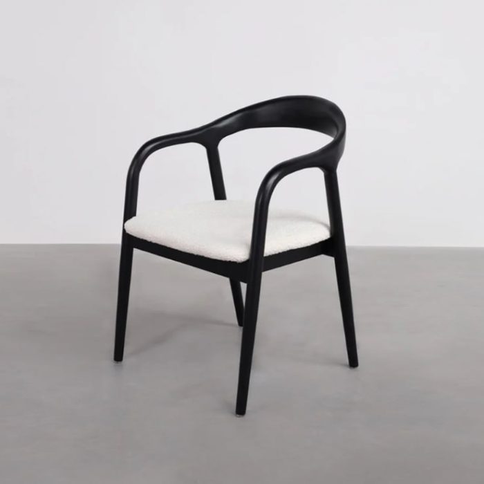 Scaun Arcus, stofa-lemn