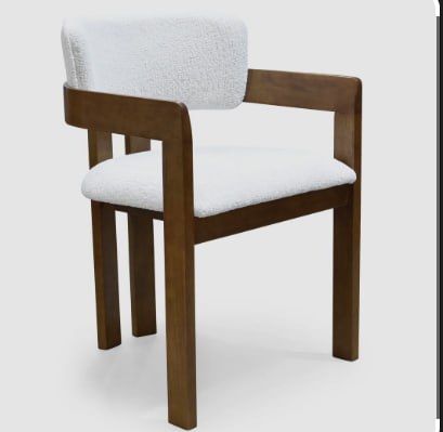 Scaun Nordic, stofa-lemn