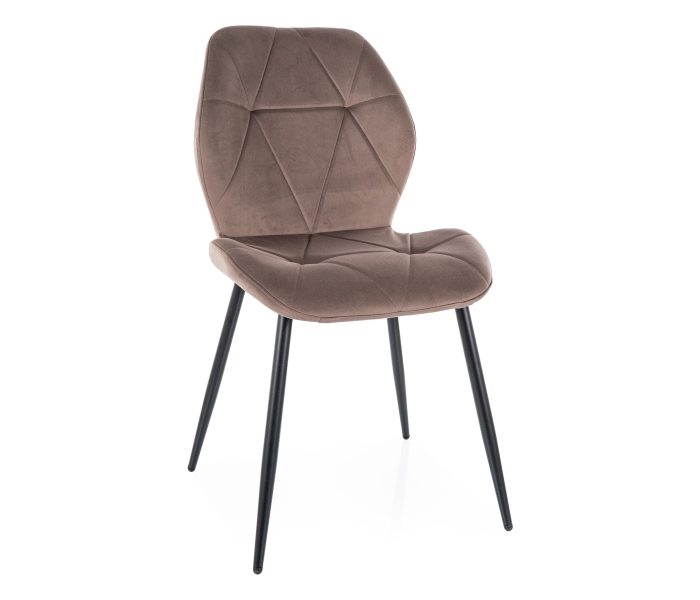 Scaun Rick velvet cappuccino 38