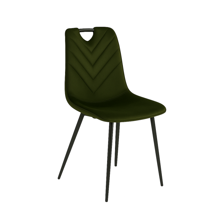 Scaun Benny-v velvet oliva 77